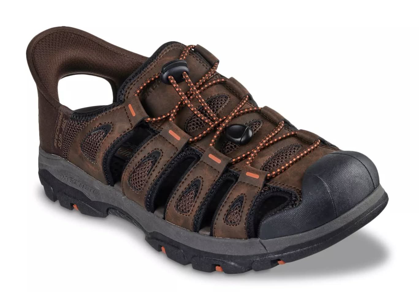 Skechers Hands Free Slip-Ins Relaxed Fit Tresmen Norvick Sandal (Chocolate Brown Medium - 9)