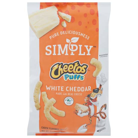 Cheetos Simply White Cheddar Cheese Puffs