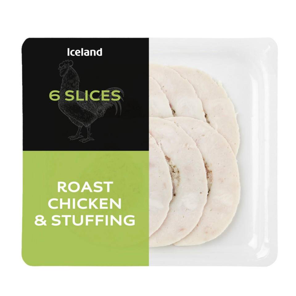 Iceland 100g Roast Chicken And Stuffing