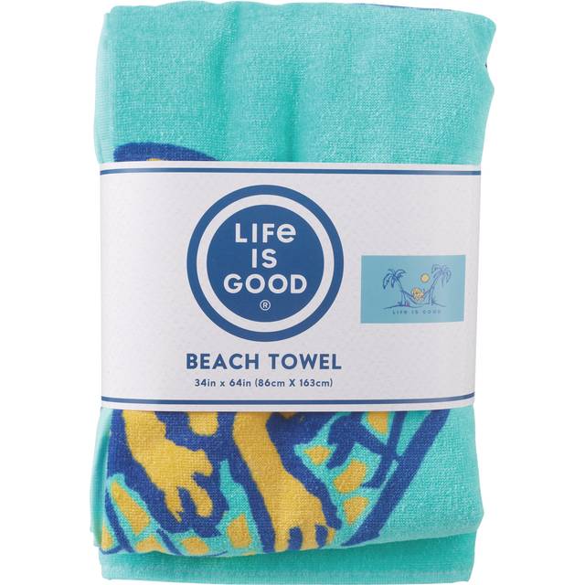 Life Is Good Dog & Palm Beach Towel