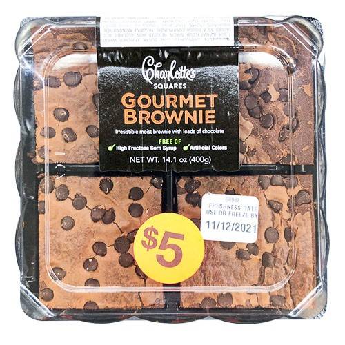 Charlotte's · Gourmet Brownie Squares (14.1 oz)