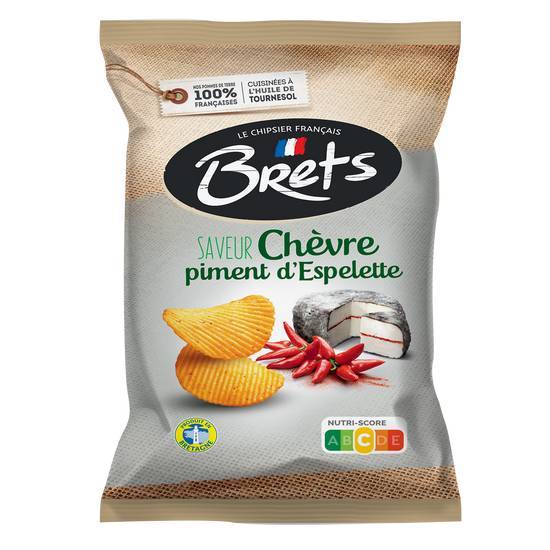 Bret's - Chips de pommes de terre ( chèvre - piment d'espelette)