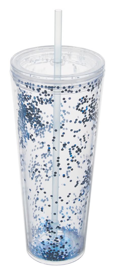 Glitter Tumbler With Straw 25 Oz 1 Ct - Assorted