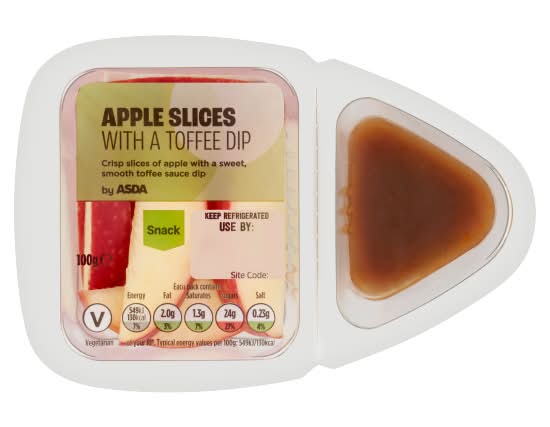 ASDA Apple Slices With a Toffee Dip (100g)