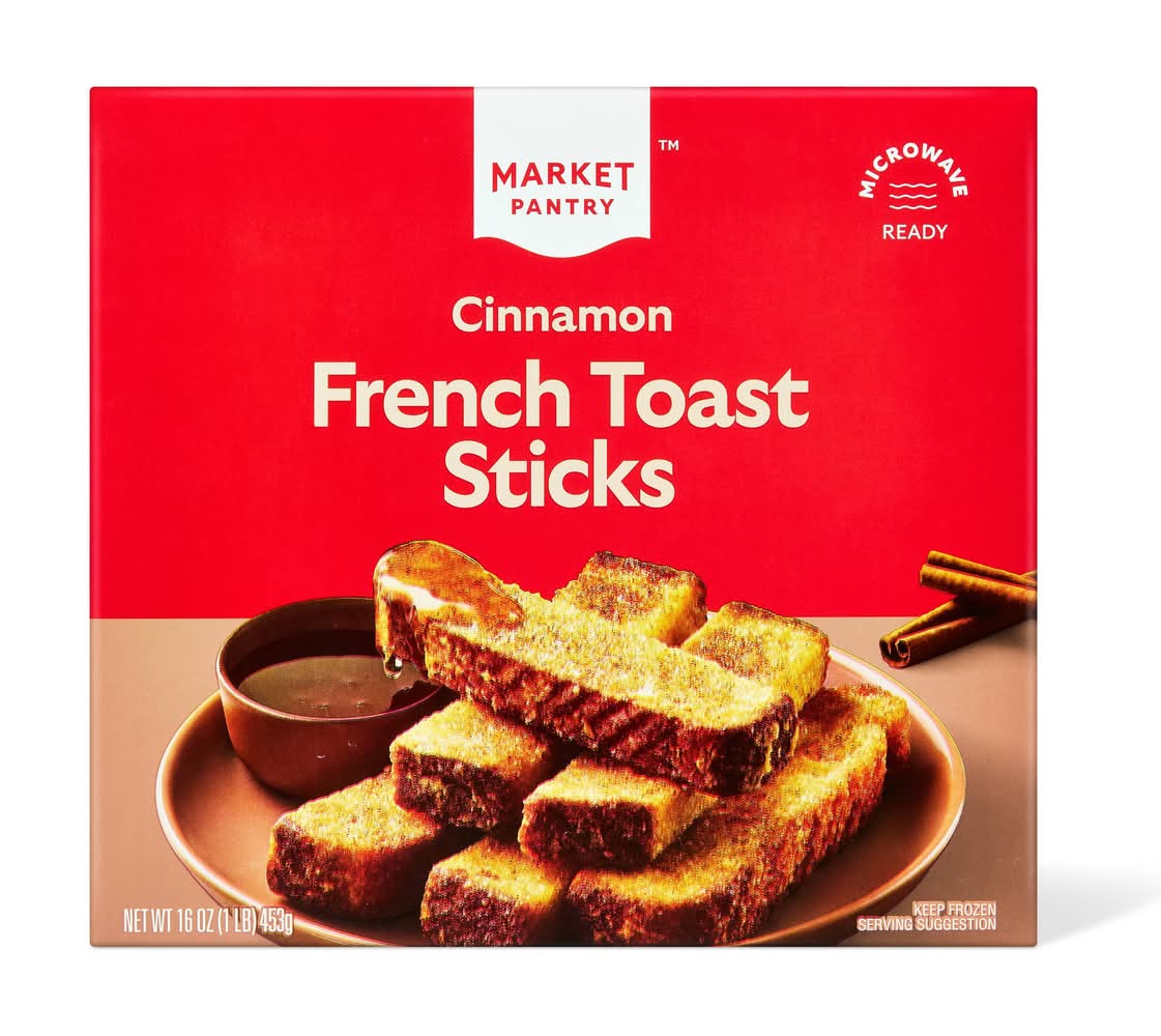 Market Pantry French Toast Sticks, Cinnamon (16 oz)