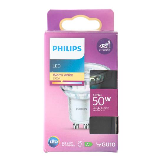 Philips Led Spot Light Bulb Gu10 Spotlight 4.6w