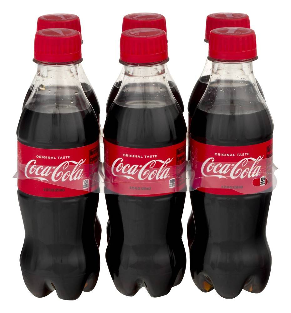 Coca-Cola Classic Original Taste Soft Drink (6 x 8.55 fl oz)