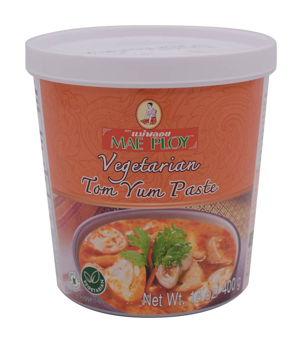 Mae Ploy Vegetarian Tom Yum Curry Paste (400g)