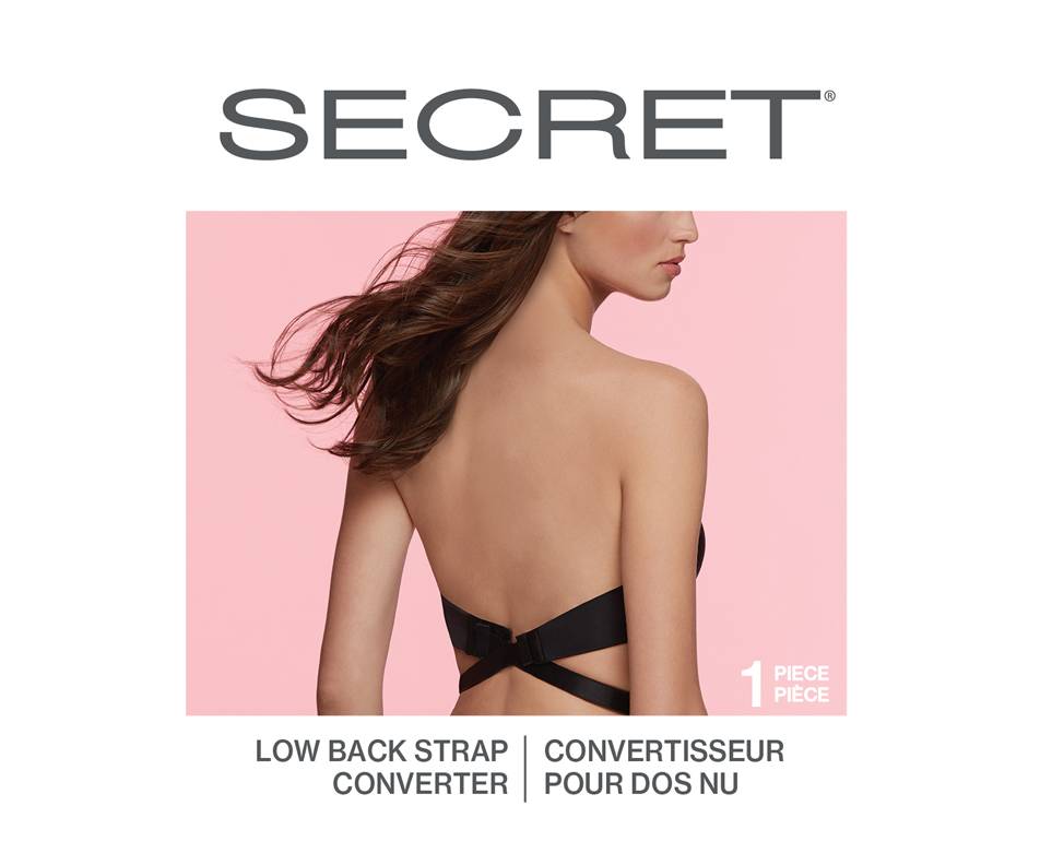 Secret Acc.Sout.Convert.Dos Nu Noir 1Un - Secret Back Conv.Bra Acc.1