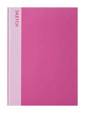 Side Bound Sketch Book Pink
