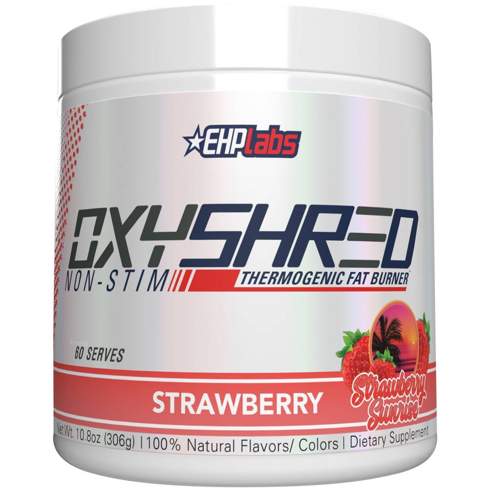 Oxyshred Non-Stim Thermogenic Fat Burner - Strawberry Sunrise(10.80 Ounces Powder)