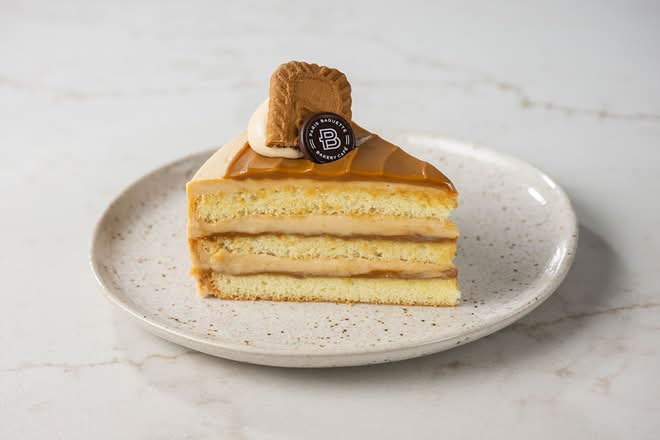 Biscoff® Cookie Butter Layer Cake Slice