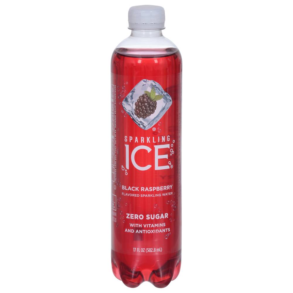 Sparkling Ice Spiked Zero Sugar Black Raspberry Sparkling Water (17 fl oz)