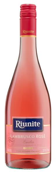 Riunite · Vino lambrusco rosado italiano (750 ml)