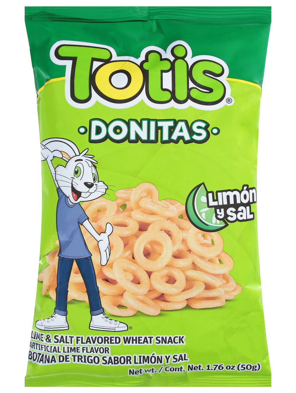 Totis Donitas Sal Y Limon Salt & Lime Wheat Snacks (1.8 oz)