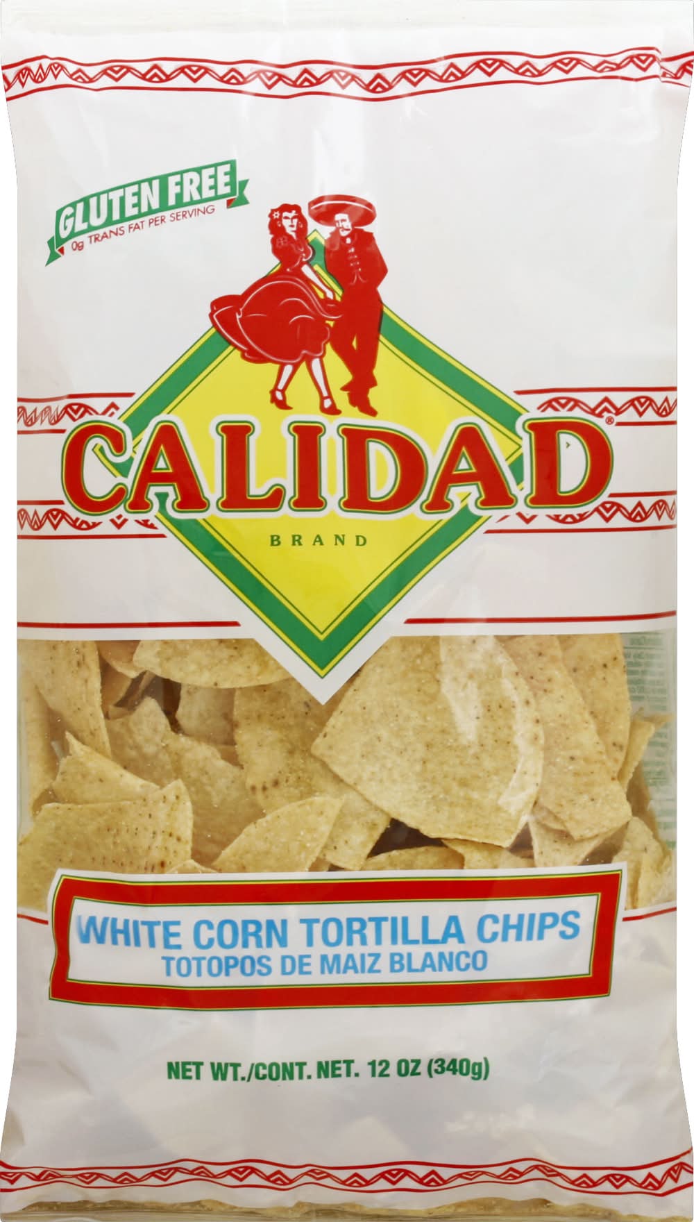 Calidad White Corn Tortilla Chips (12 oz)