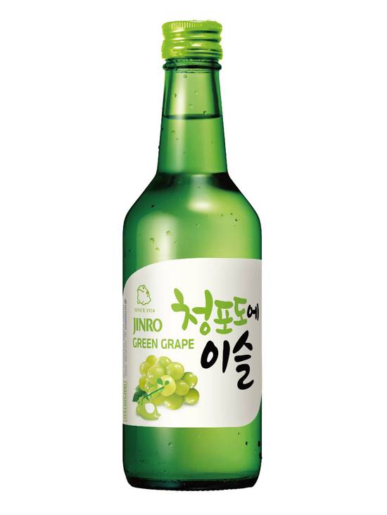 Hitejinro Chamisul Green Grape Soju Bottle 360ml