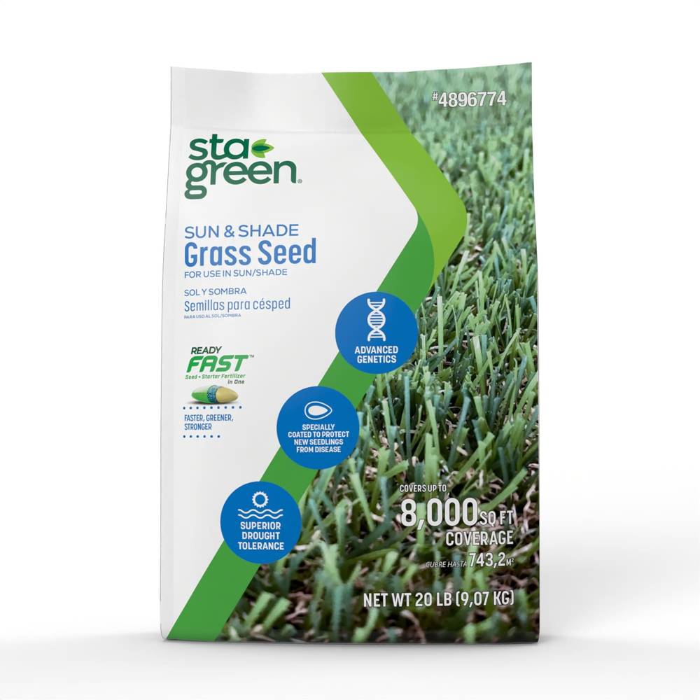 Sta-Green Ready Fast 20-lb Mixture/Blend Grass Seed | PS-SS20