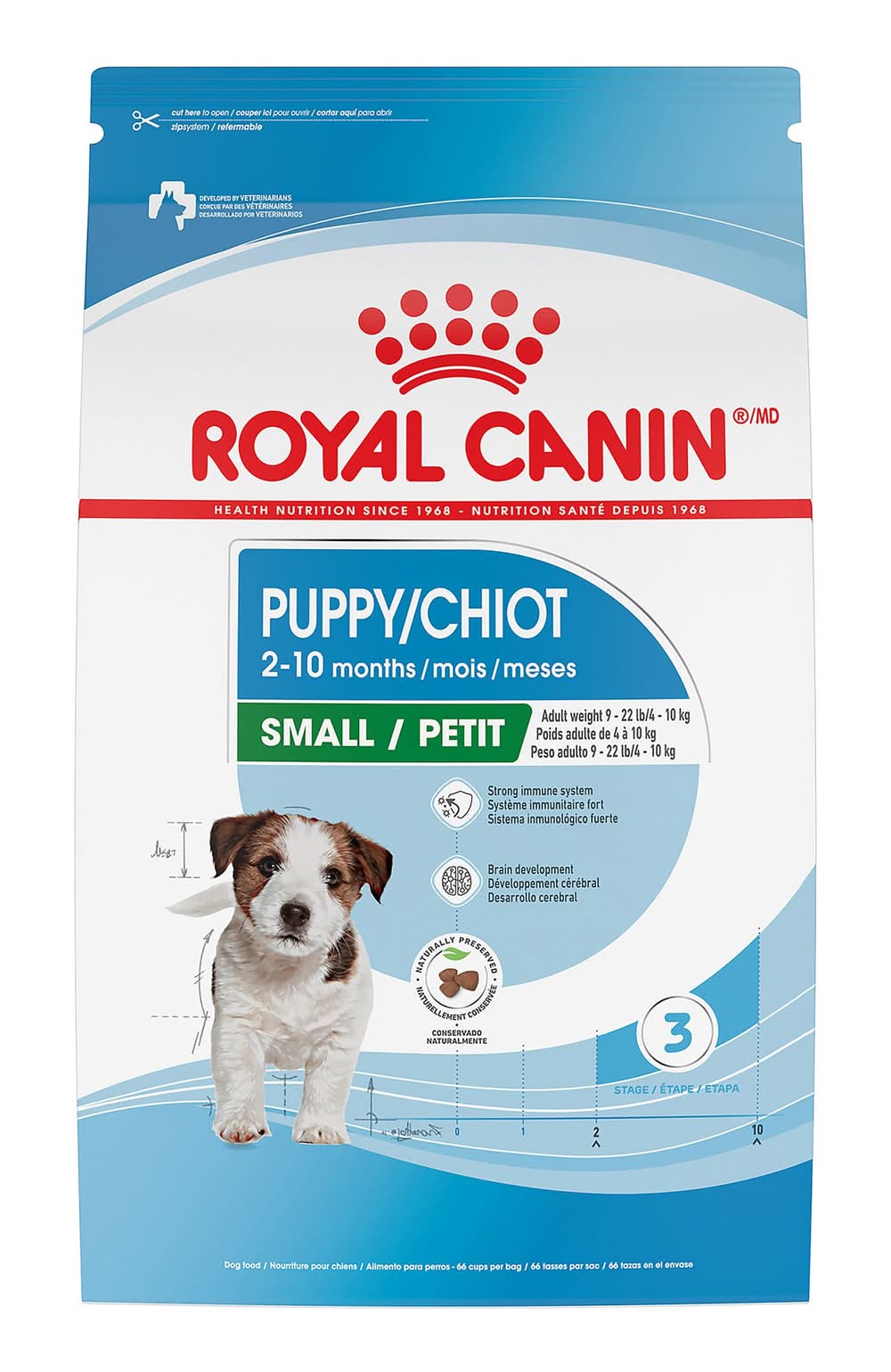 Royal Canin Small Puppy Dry Dog Food, Size Health Nutrition (Flavor: Chicken, Size: 4 Lb)