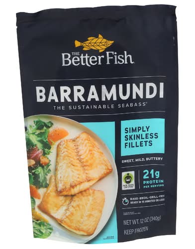 The Better Fish Simply Skinless Barramundi Fillets