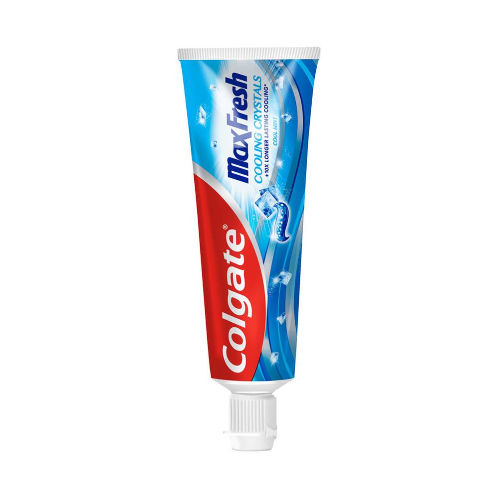 Pasta de dientes Colgate Max Fresh con cristales refrescantes, frescor duradero, menta fresca 75ml