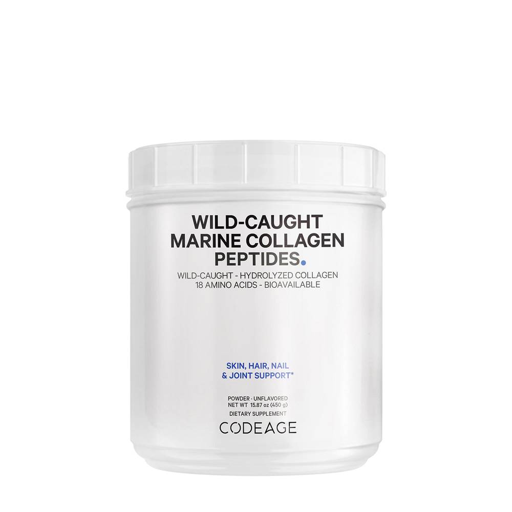 Codeage Wild-Caught Hydrolyzed Marine Collagen Powder (15.87 oz)