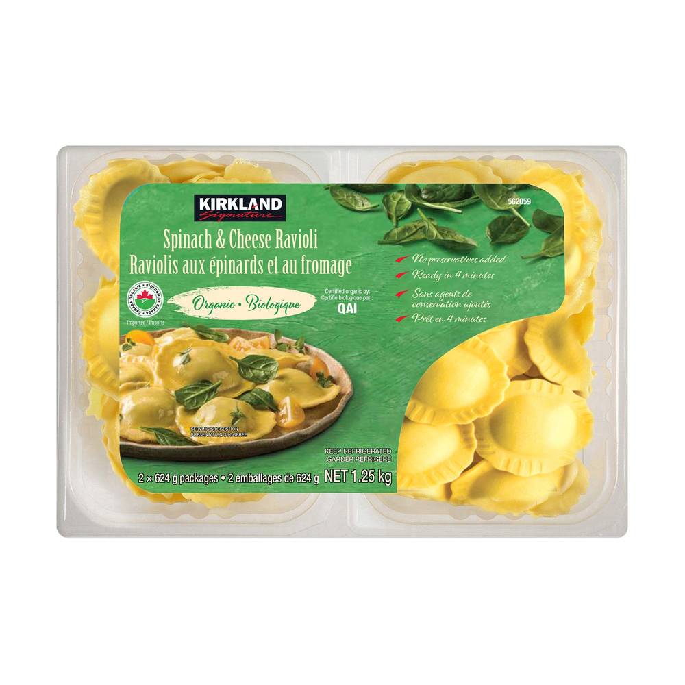 Kirkland Signature Spinach And cheese Ravioli