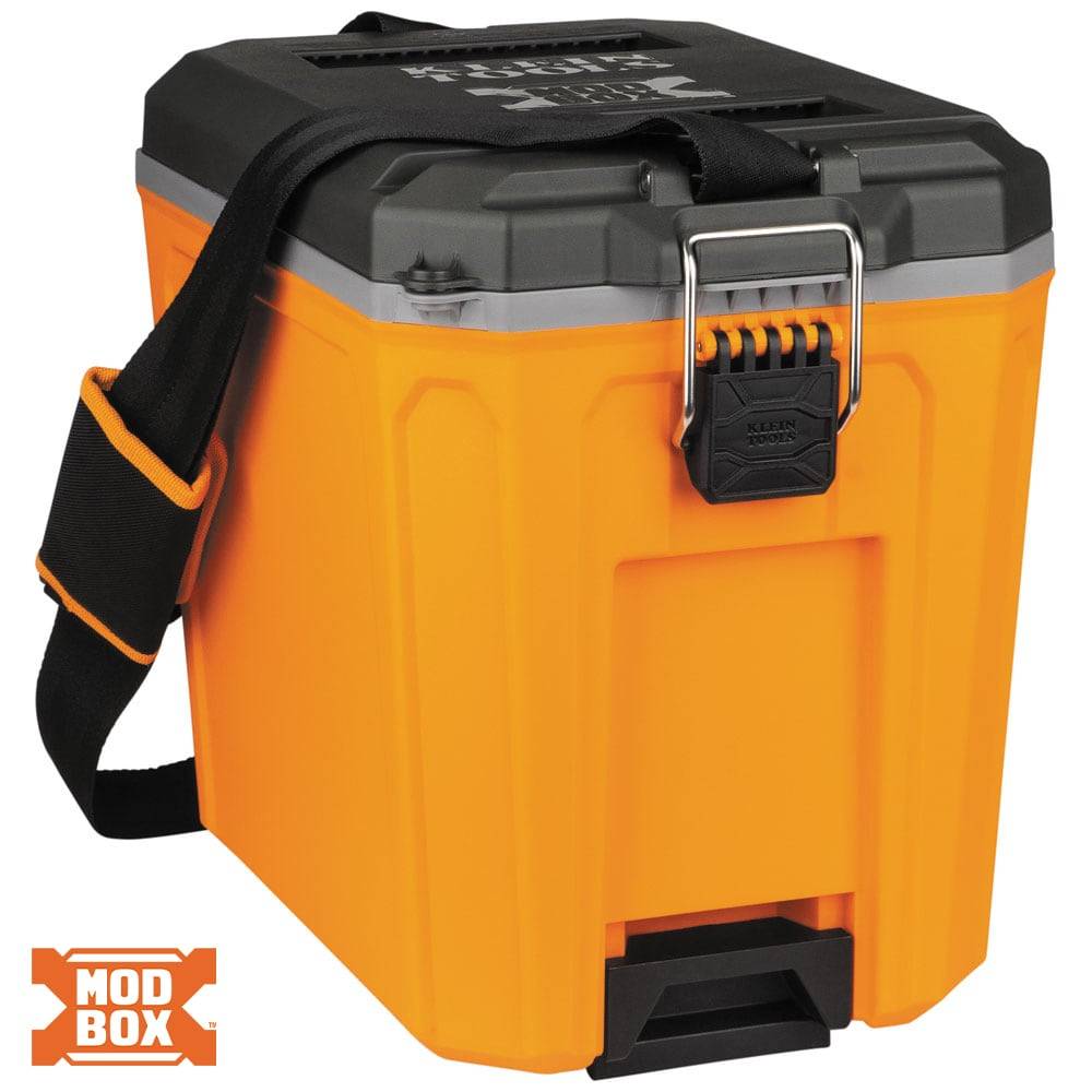 Klein Tools MODbox Gray/Orange 17-Quart Insulated Chest Cooler | 62204MB