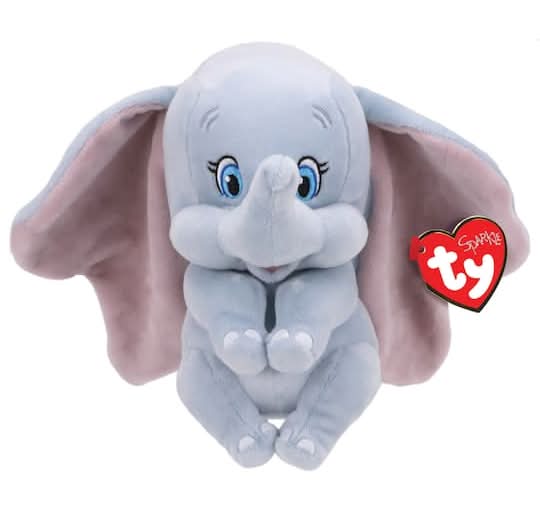 Ty Sparkle Disney Dumbo Elephant, Gray