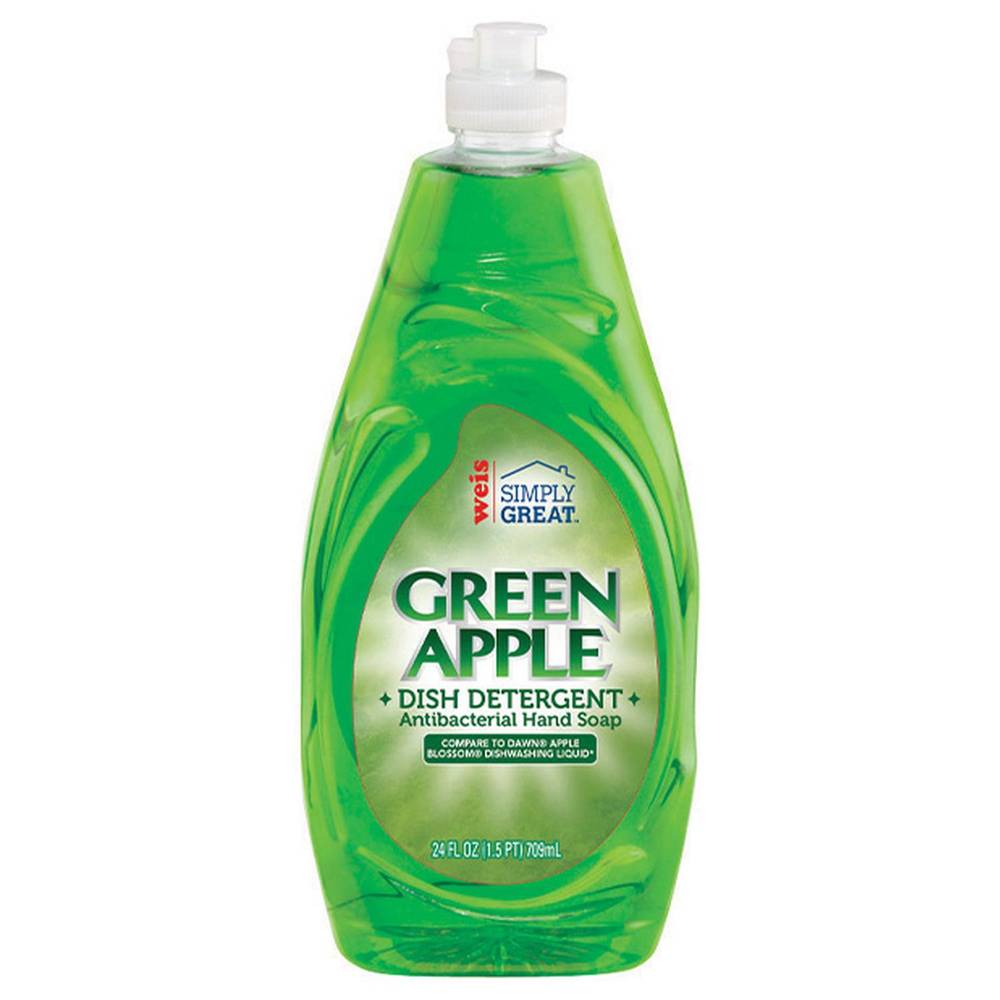 Weis Green Apple Liquid Dish Detergent (24 fl oz)