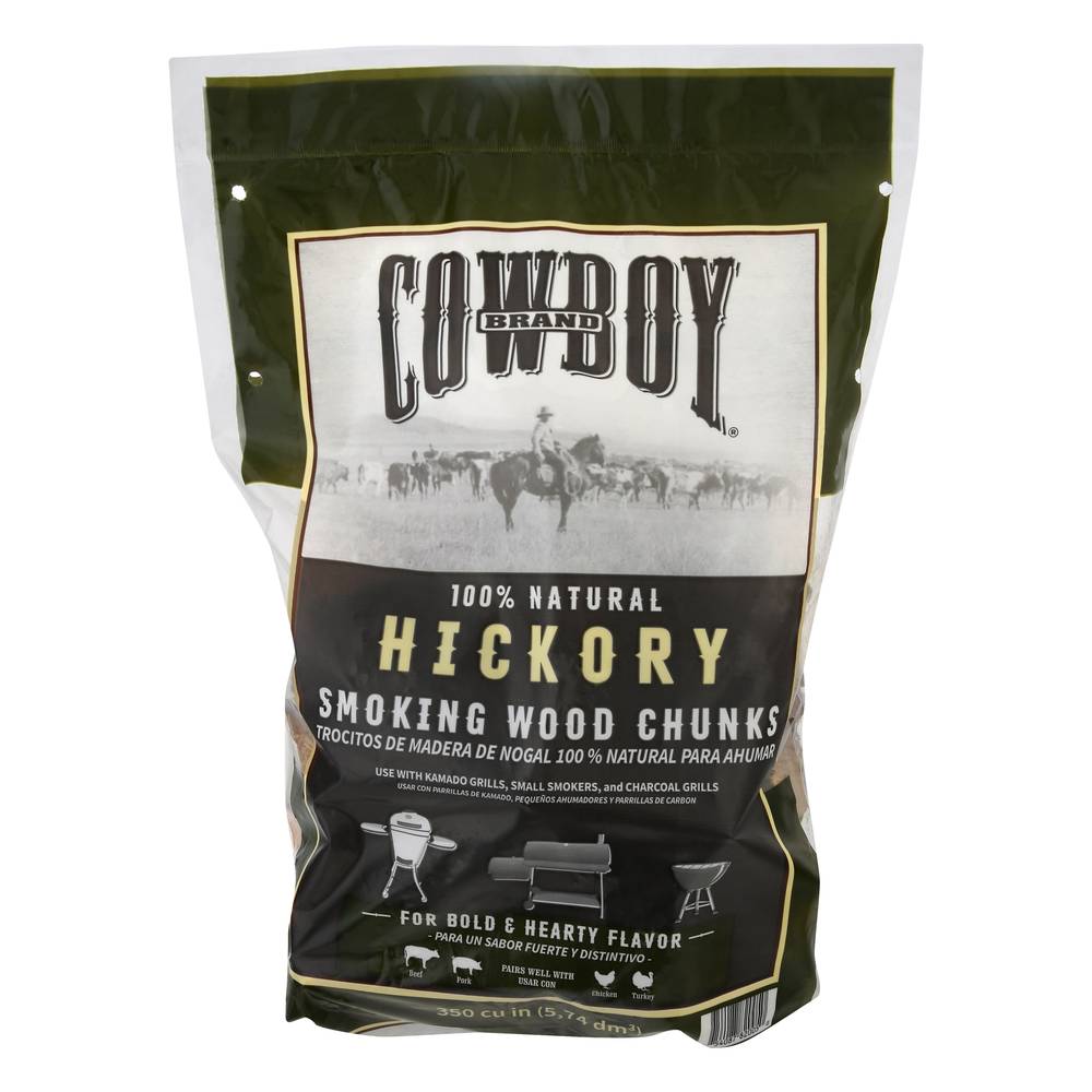 Cowboy Brand Hickory Smoking Wood Chunks