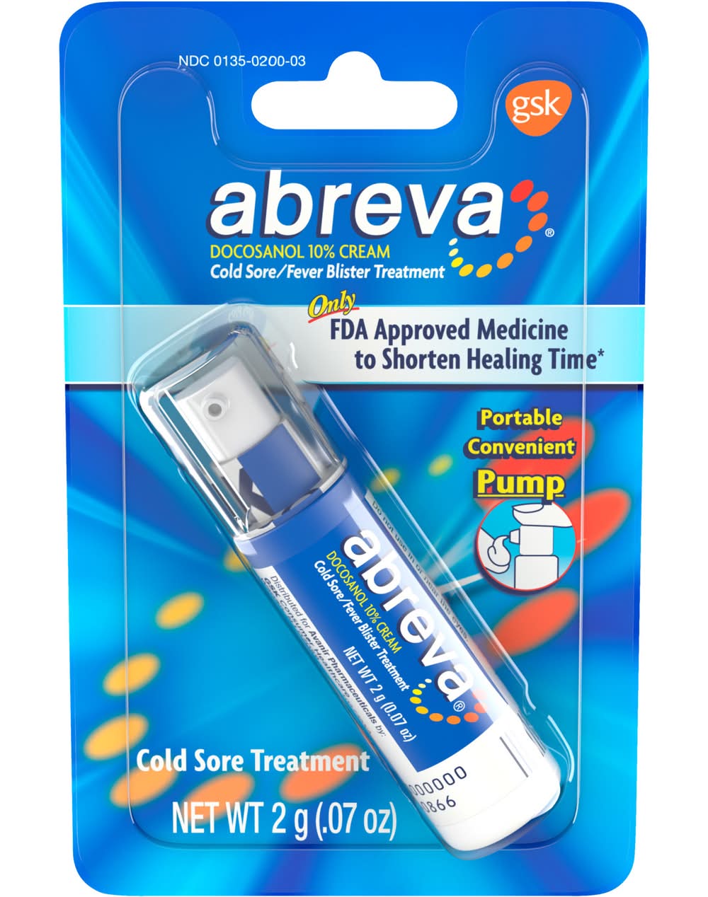 Abreva Cold Sore Treatment (0.07 oz)
