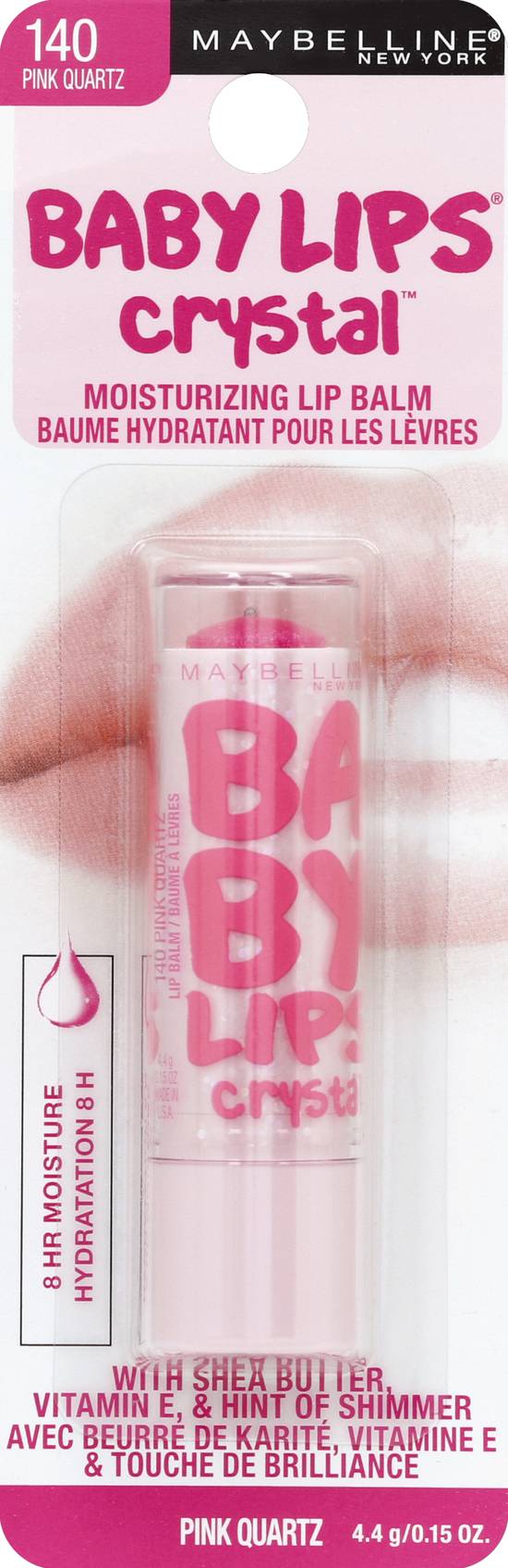 Maybelline New York Baby Lips Crystal Lip Balm Pink Quartz (0.15 oz)