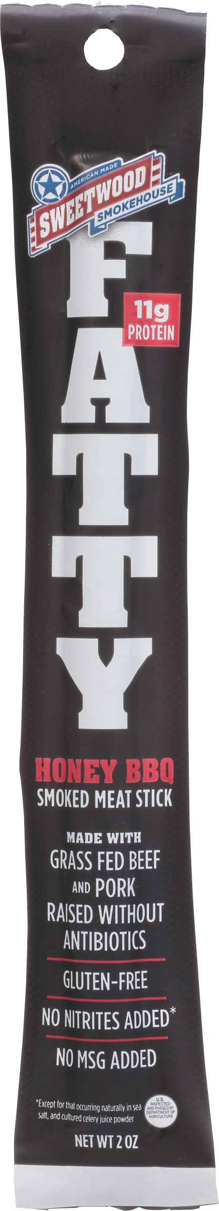 Sweetwood Smokehouse Fatty Honey Bbq Smoked Meat Stick (2 oz)