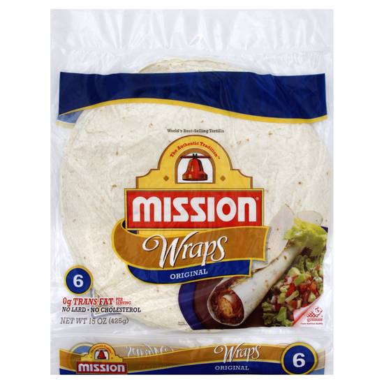 Mission Original Wraps (6 ct)