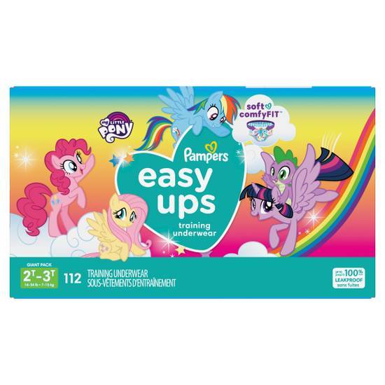 Pampers Easy Ups Training Underwear Girls, Size 4 2t-3t (112 ct ), Delivery Near You