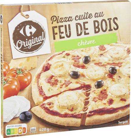 FID - Pizza chèvre CARREFOUR ORIGINAL - la boite de 420g
