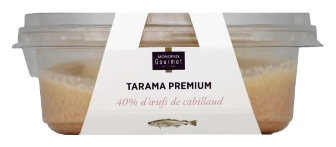 Monoprix Gourmet - Tarama premium 40% d'œuf de cabillaud (180g)