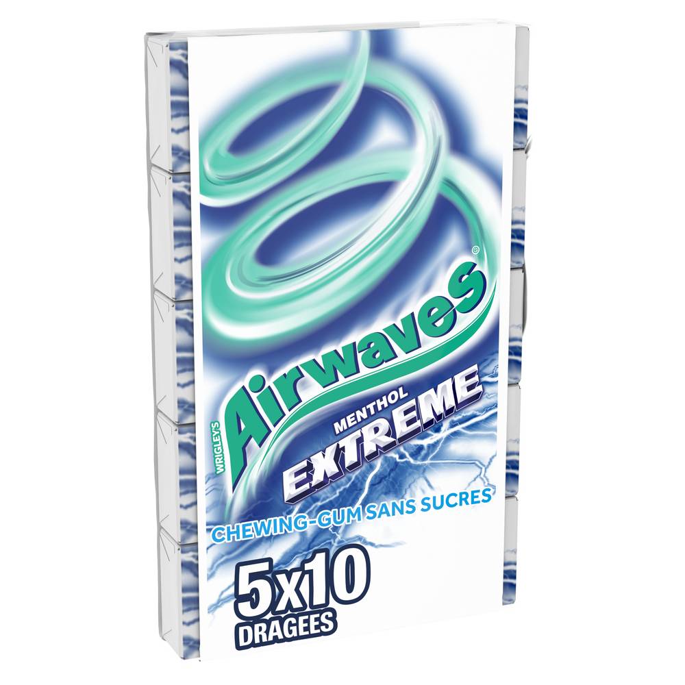 Airwaves - Menthol extrême chewing gum sans sucre (70g)