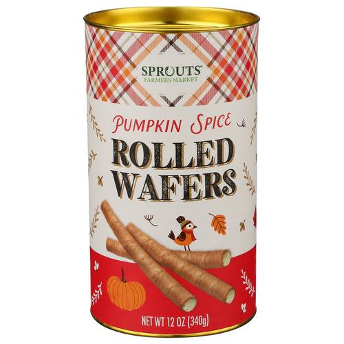 Sprouts Pumpkin Spice Rolled Wafers