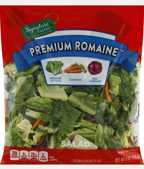 Signature Farms Premium Romaine Salad (9 oz)
