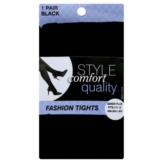 Cvs Style Comfort Quality Fashion Tights (black)