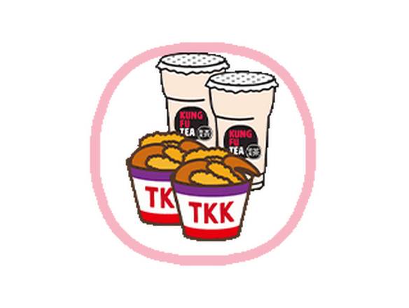 4x Chicken Sandwiches + 2x Sides (L) + 4x Classic KFT