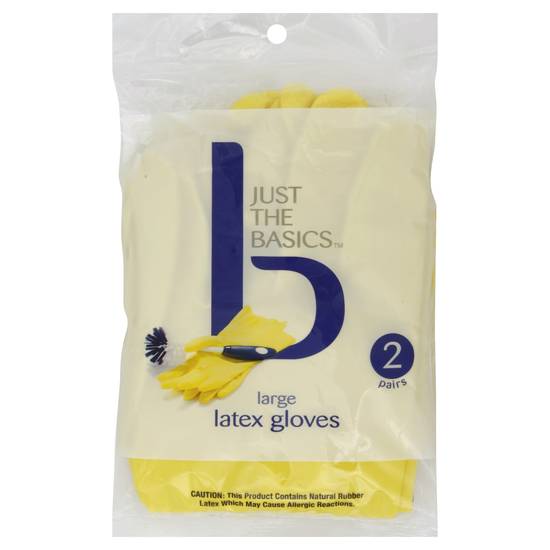 Just the Basics Latex Gloves (yellow)