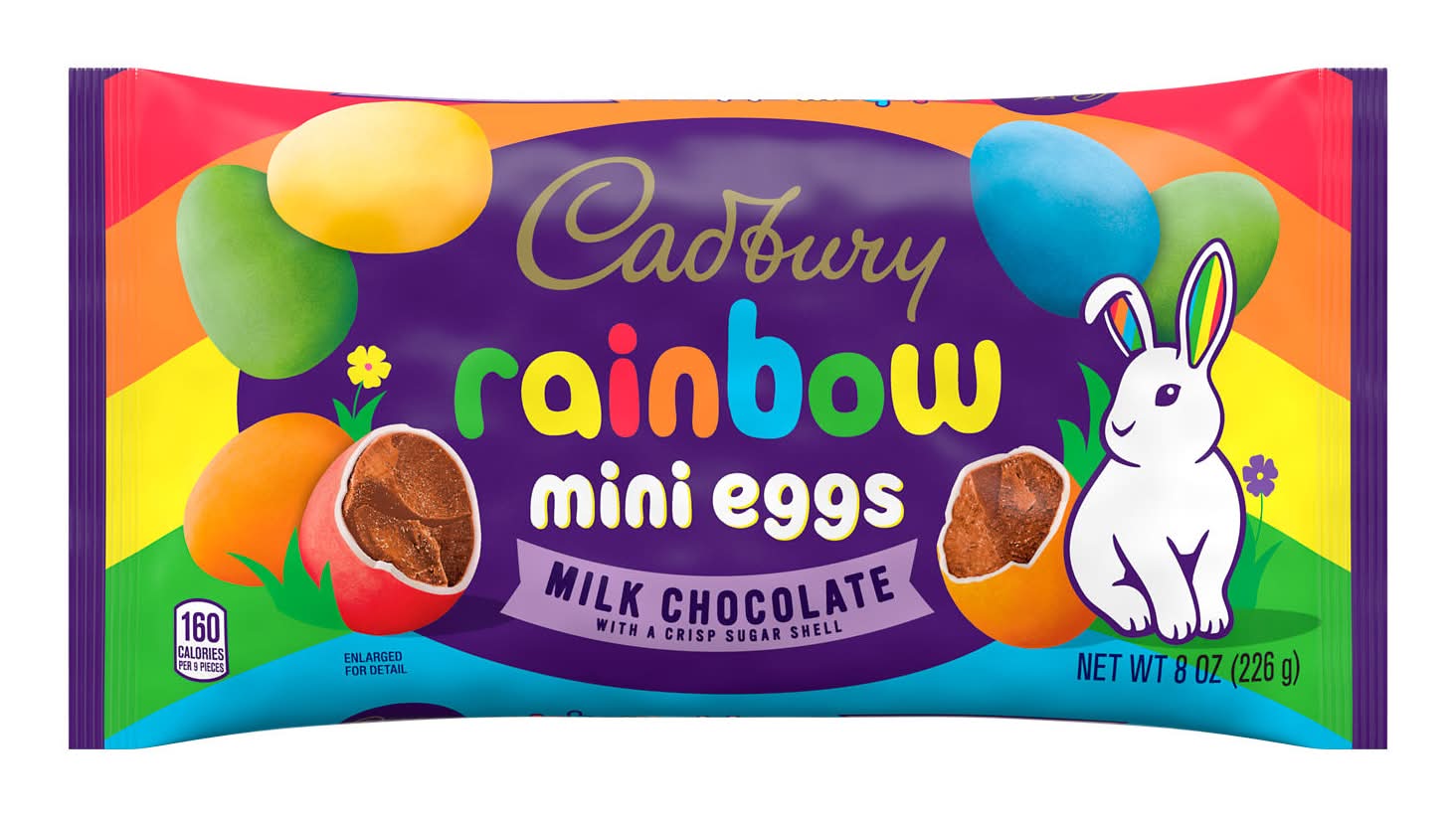 Cadbury Mini Eggs Milk Chocolate Rainbow Easter Candy (8 oz)