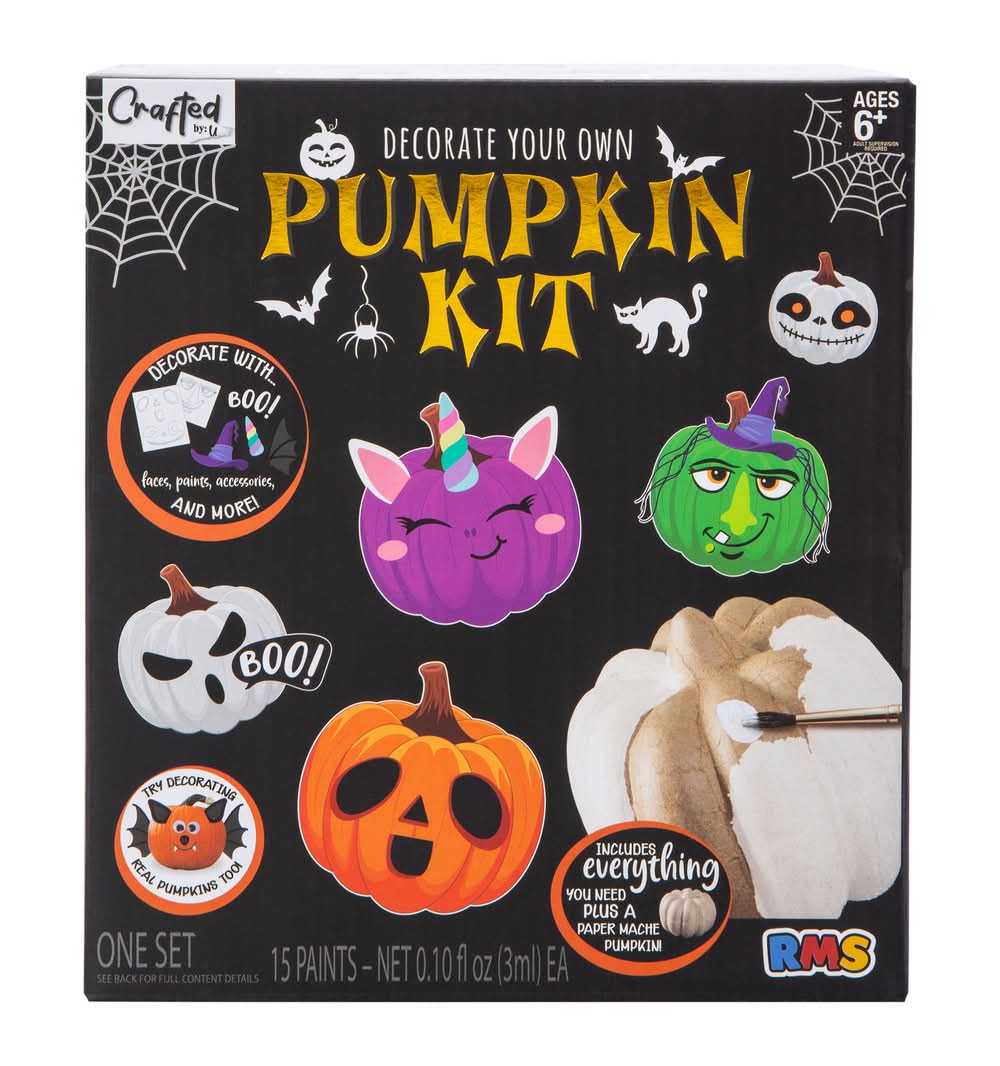 Decorate Your Own Pumpkin Kit Orange