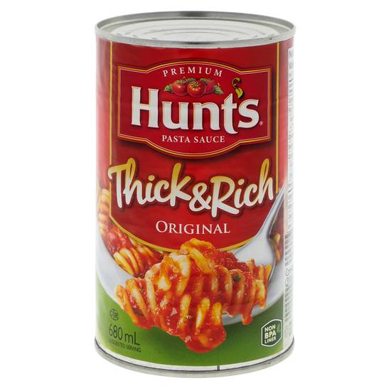 HUNTS Thick And Rich Pasta Sauce (680ml)