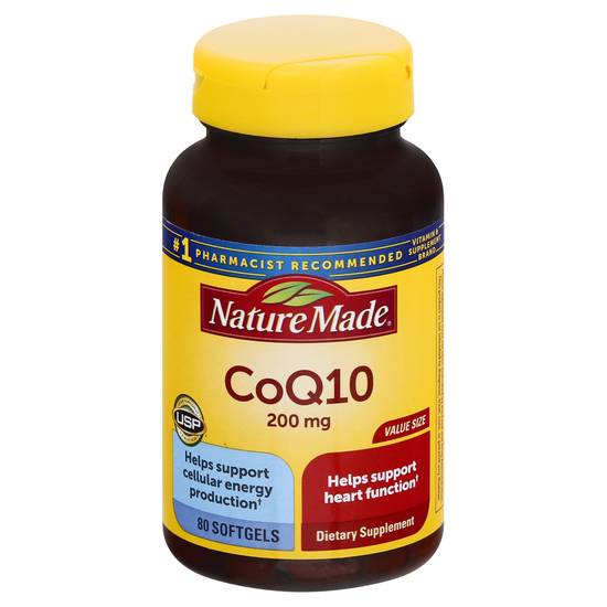 Nature Made Coq10 200 mg (80 softgels)