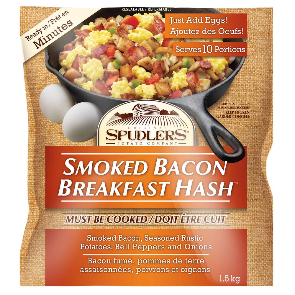 Spudlers Smoked Bacon Breakfast Hash 1.5 Kg