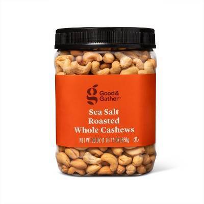 Good & Gather Sea Salt Roasted Whole Cashews - 30oz - Good & Gathertm